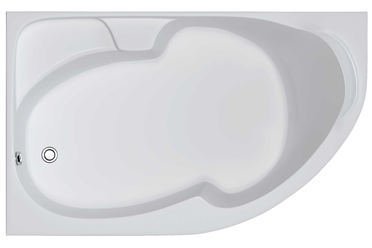 Ванна пристенная 1Marka Diana L Премиум 170x90 см - купить по цене 51 699 руб | арт. 80647629