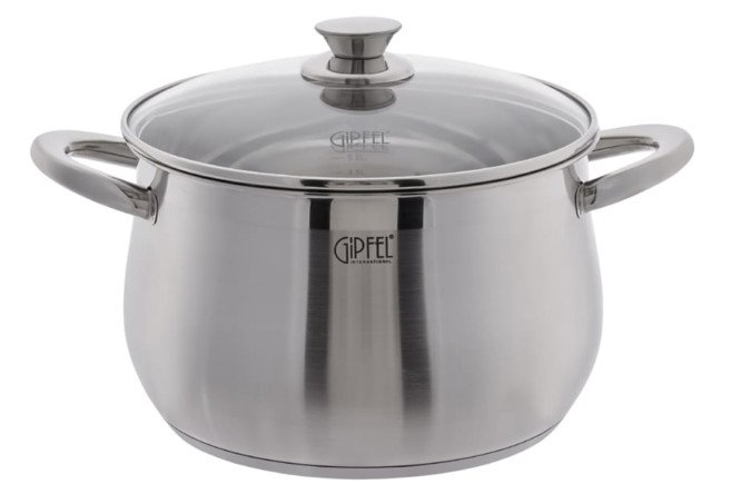 Изображение товара Кастрюля GIPFEL Serenade 7 л из нержавеющей стали с крышкой