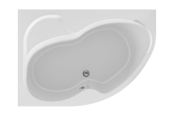 Изображение товара Ванна пристенная Marka One Аура (Aura) L, левый, белый 150x105 см Изображение товара Ванна пристенная Marka One Аура (Aura) L, левый, белый 150x105 см