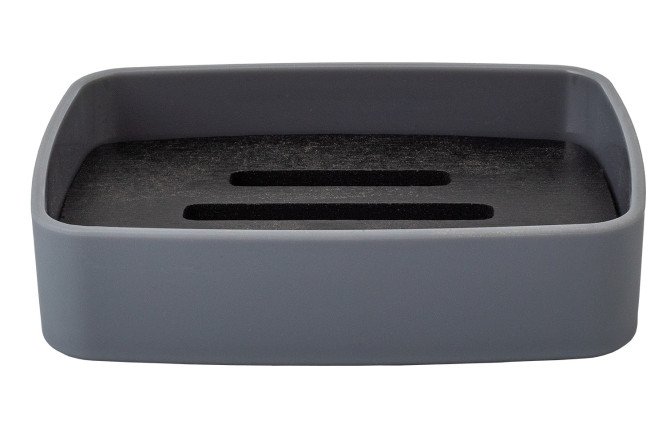 Изображение товара Мыльница Brick из пластмассы и бамбука, отдельно стоящая