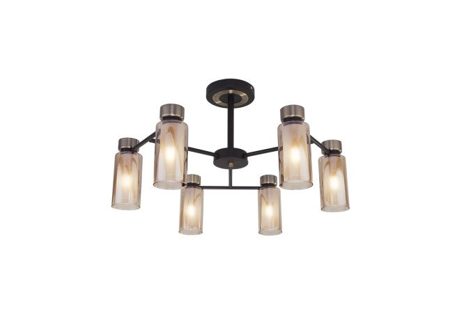 Изображение товара Люстра EUROSVET Amado для освещения до 18 кв.м, размеры 69x38x69 см, цоколь E14