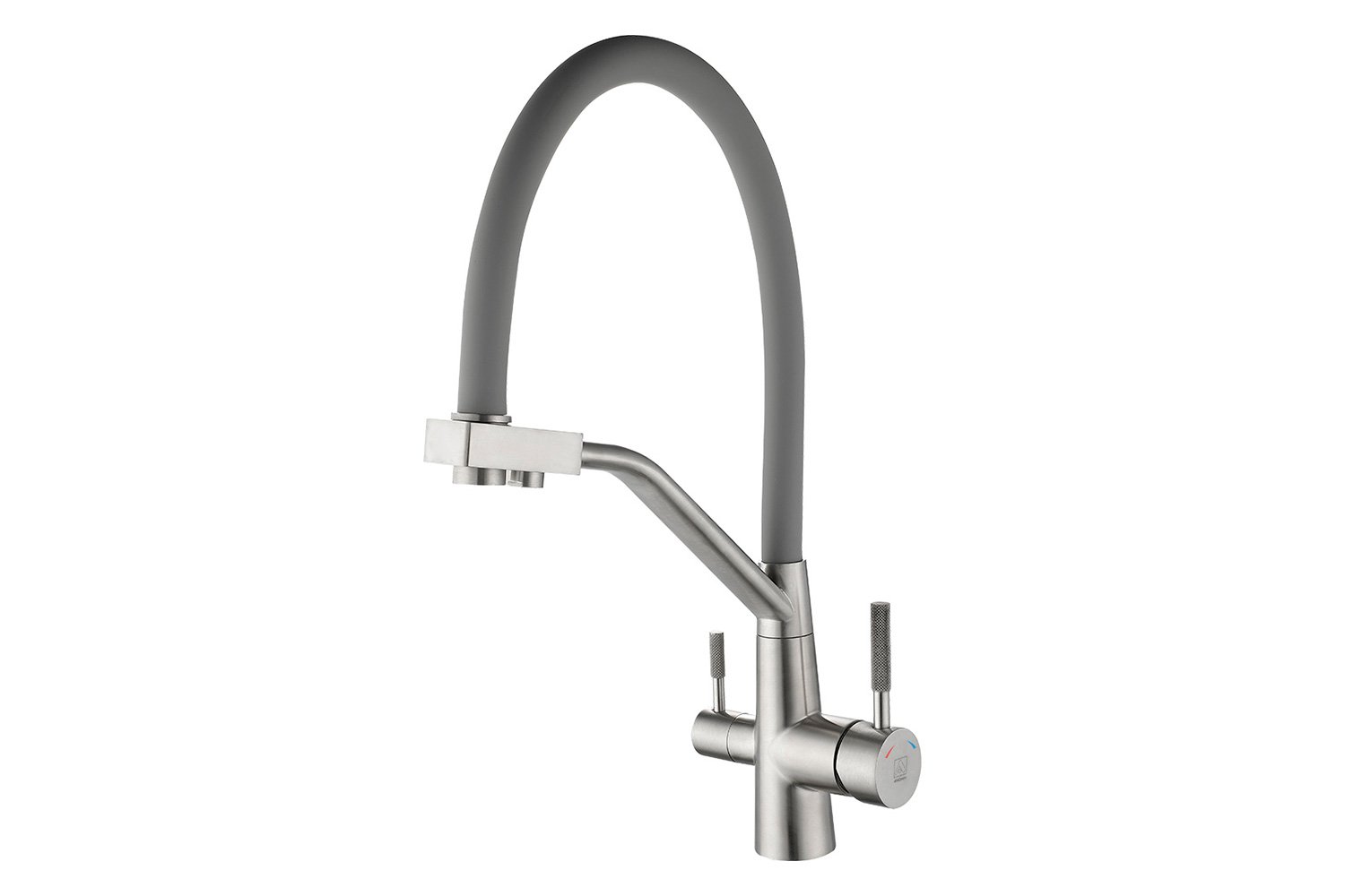 Смеситель для кухни ARGOTECH Solid 35-11 с гибким изливом и с подключением к фильтру