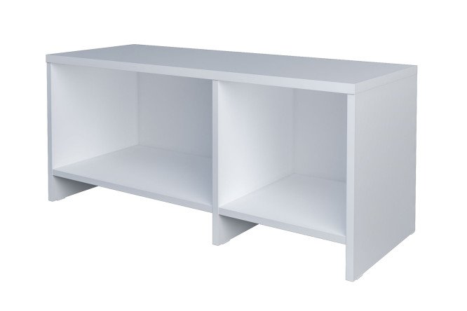 Изображение товара Тумба под ТВ Хотинг белая 90x40x35 см современный дизайн