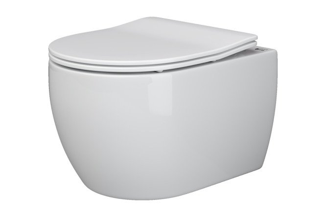 Унитаз подвесной CERAMICANOVA Play Rimless 37х34х49 см