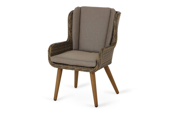 Изображение товара Кресло HOFF Bergamo с отделкой Жёлтый/Зелёный и коричневым F121