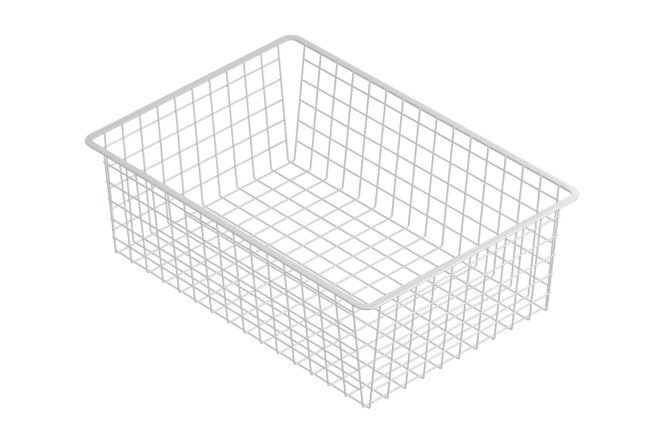 Изображение товара Проволочная выдвижная корзина Оскар для шкафа 39,3х18,5х55,5 см сталь