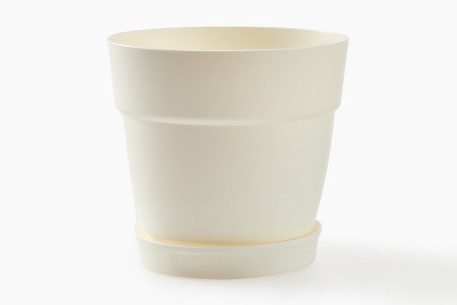 Изображение товара Горшок для цветов Villa de Fiori 17х15.5 см 1.1 л белоснежный жасмин