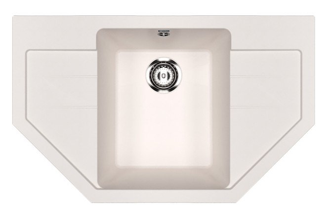 Мойка врезная с крылом ULGRAN u-609 331 79х49х20 см