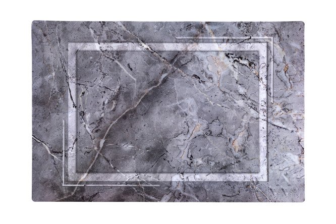 Изображение товара Скатерть-салфетка JL6090PMG из ПВХ серый мрамор 1 шт.