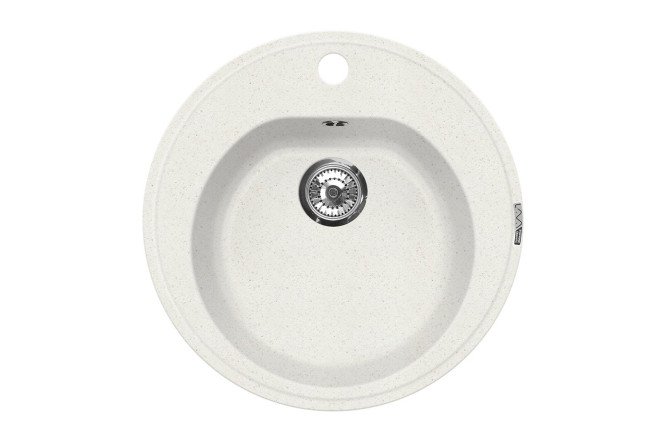 Изображение товара Врезная мойка LAVA R.2 Latte 50.5х50.5х18 см из инженерного гранита