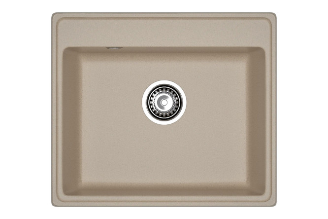 Изображение товара Мойка врезная GRANFEST Vertex GF-V-580 58х50х20 см из искусственного мрамора