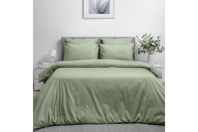 Набор наволочек Smoke green 70х70 см, Поплин, 2 шт.