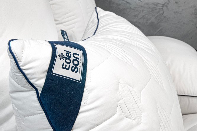 Подушка EDELSON Pure 50х70 см, Полиэфирное волокно