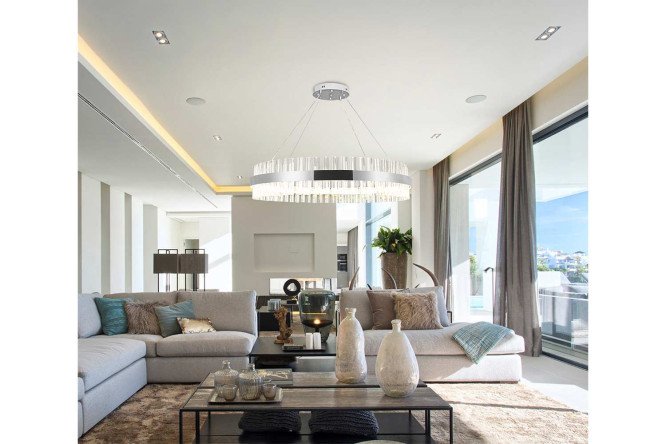 Фото 9 Люстра LED Natali Kovaltseva Innovation style 25 кв.м., LED, 80 см