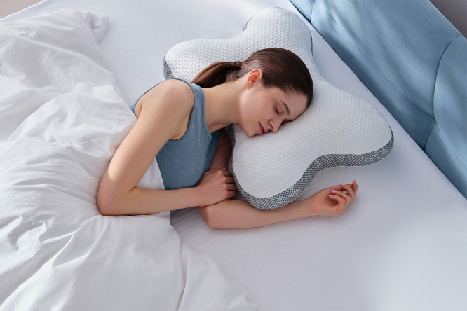 Анатомическая подушка SLEEPLAB Aster 45х60 см, Пенополиуретан и гель