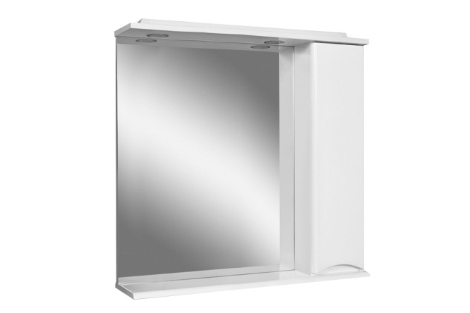 Изображение товара Зеркальный шкаф AM.PM Like M80MPR0801WG 80х78х15 см Правый