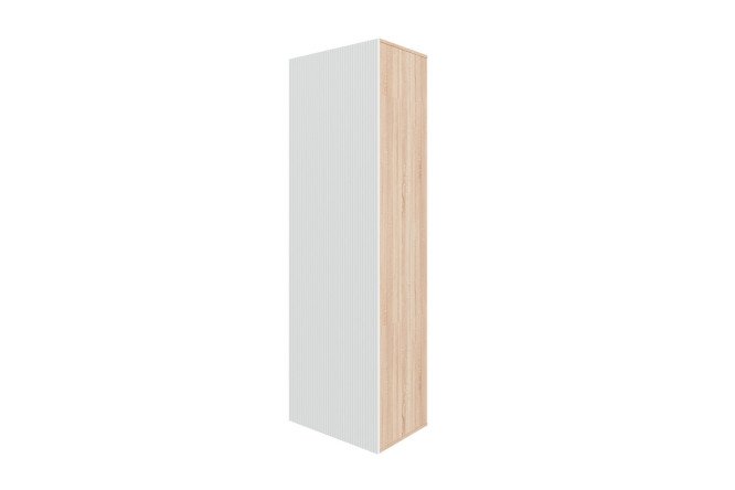 Изображение товара Шкаф Оскар Амели 60х192 см с дверью, дуб сонома, волна тальк