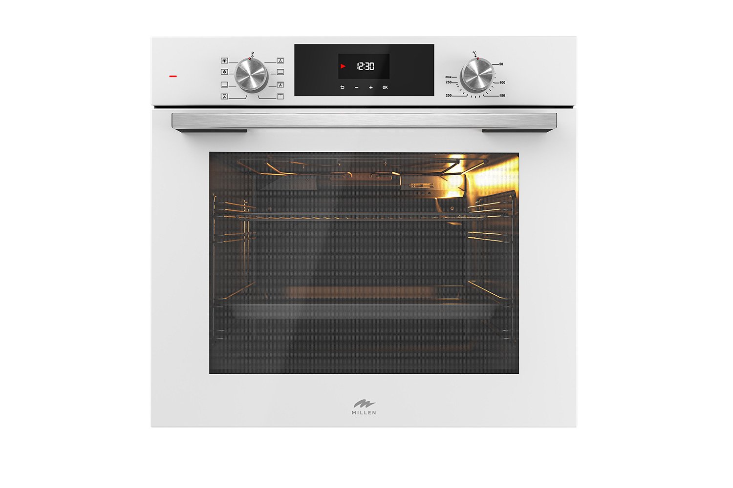 Электрический духовой шкаф MILLEN Meo 6002 WH 59.5х59.5х53 см