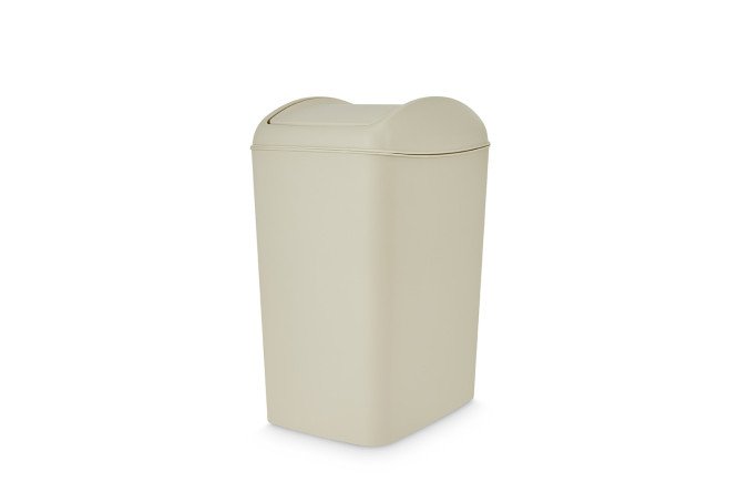 Изображение товара Контейнер для мусора TRN-189 Latte с крышкой 27.5x51x35.3 см, 20 л