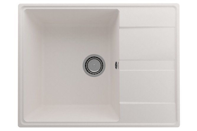 Изображение товара Мойка ULGRAN Quartz Prima 650-01 с крылом 50х65х20 см кварцевый композит