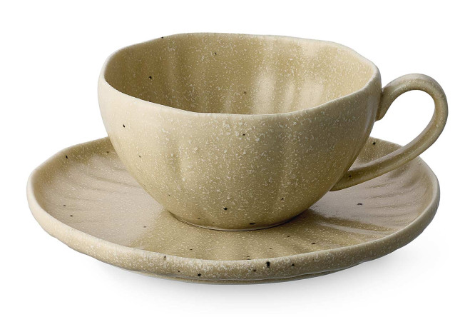 Изображение товара Чайная пара HOFF Лонганэль 1 персону 250 мл фарфор современный дизайн