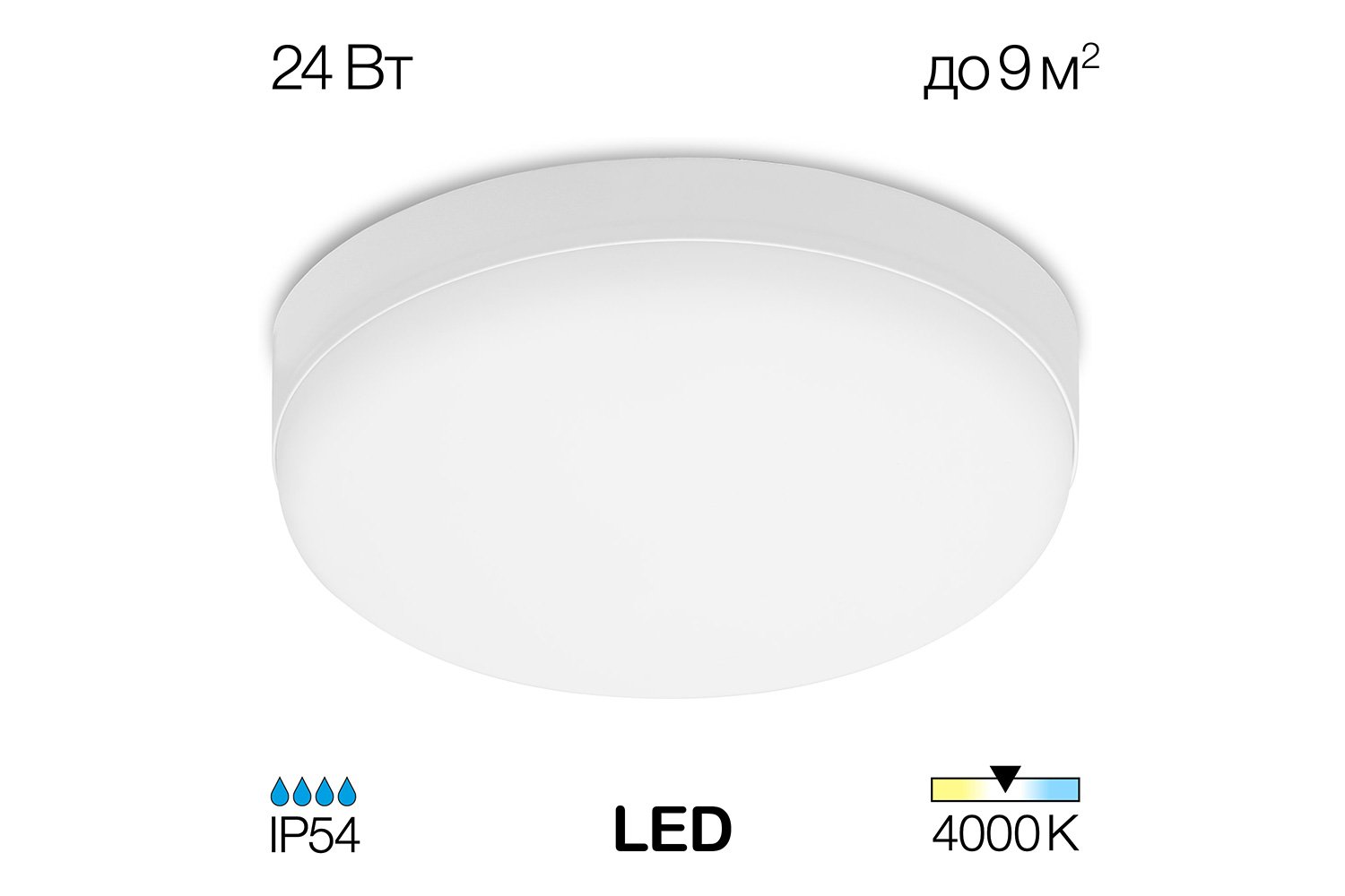 Светильник накладной CITILUX Люмен CL707021 LED, 22 см