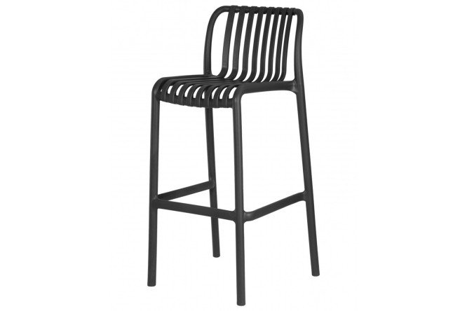 Изображение товара Стул барный DOBRIN Chloe Bar 45,5х102х51 см тёмно-серый