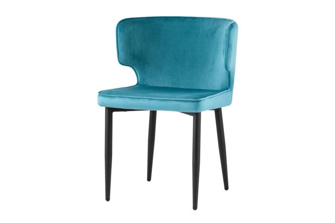 Изображение товара Стул Mateo 54х86х57 см с велюровой обивкой и металлическими ножками