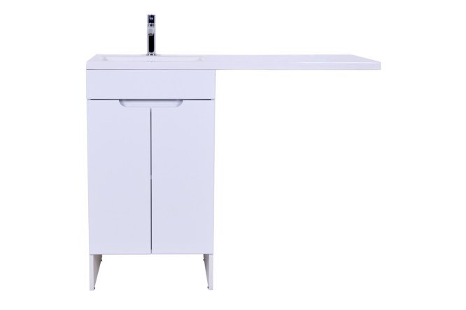 Изображение товара Тумба напольная ORANGE Kandy 110 с левой раковиной белая