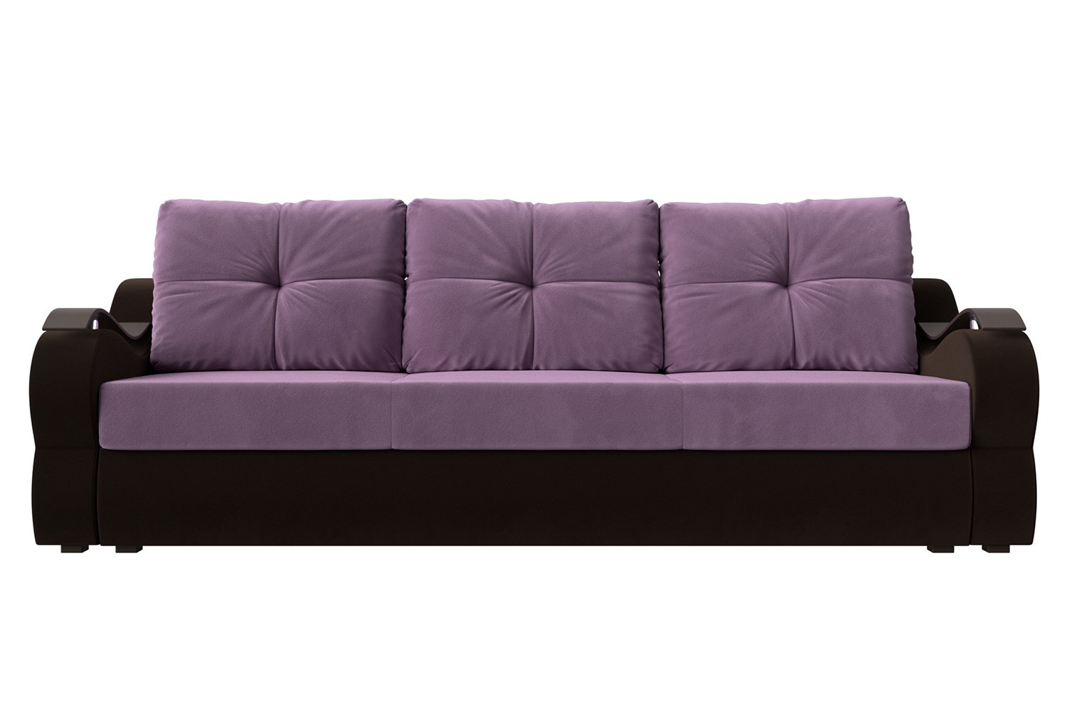 П-образный диван Эмир черный