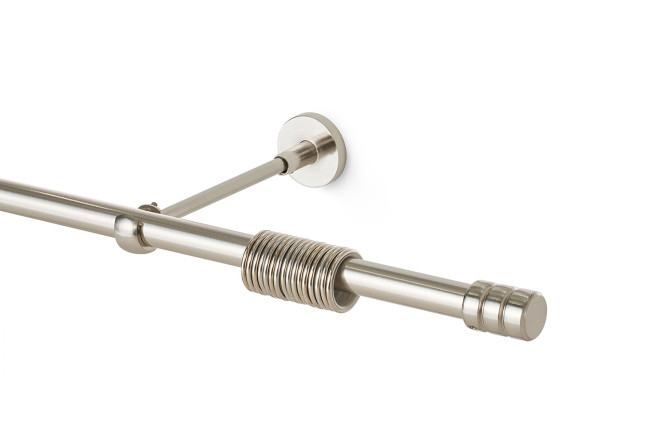 Изображение товара Карниз однорядный УЮТ Ост Цилиндр-2 165 см металл стальной дизайн