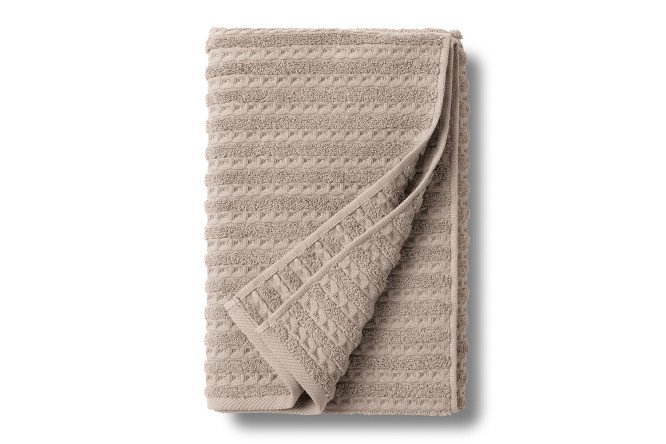 Изображение товара Махровое полотенце Pique Texture 70х140 см хлопок кофе высокое качество