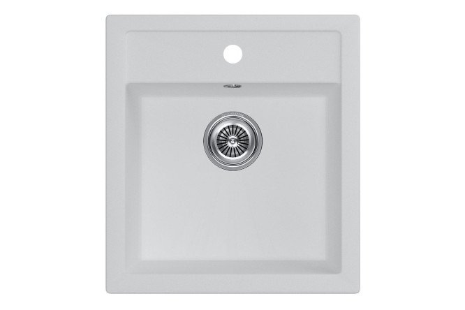 Мойка врезная KuchenSTERN Ku-Granit TOP 45 104WH10 46.5х50.5х21 см