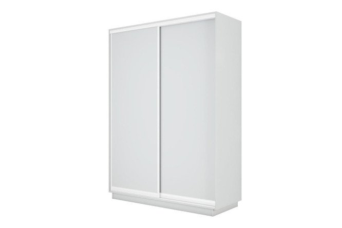 Изображение товара Шкаф-купе 2-дверный Slide-2 v2 140х220х60 см Белый снег Белый профиль