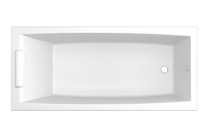 Изображение товара Встраиваемая ванна Marka One Aelita Slim 165x75 см белая акриловая