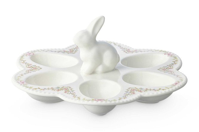 Изображение товара Подставка для яиц HOFF Кролик и цветы