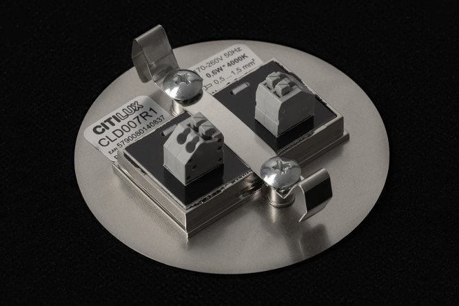 Светильник встраиваемый CITILUX Скалли CLD007R1 7.7x7.7x2.1 см, LED