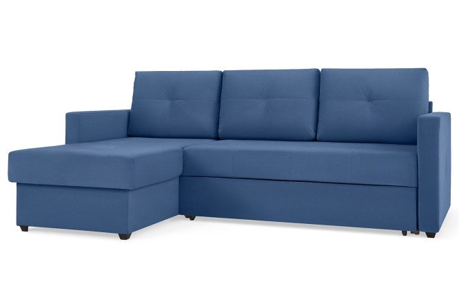 Изображение товара Угловой диван-кровать Престон с механизмом Дельфин, размеры 225х86х154 см