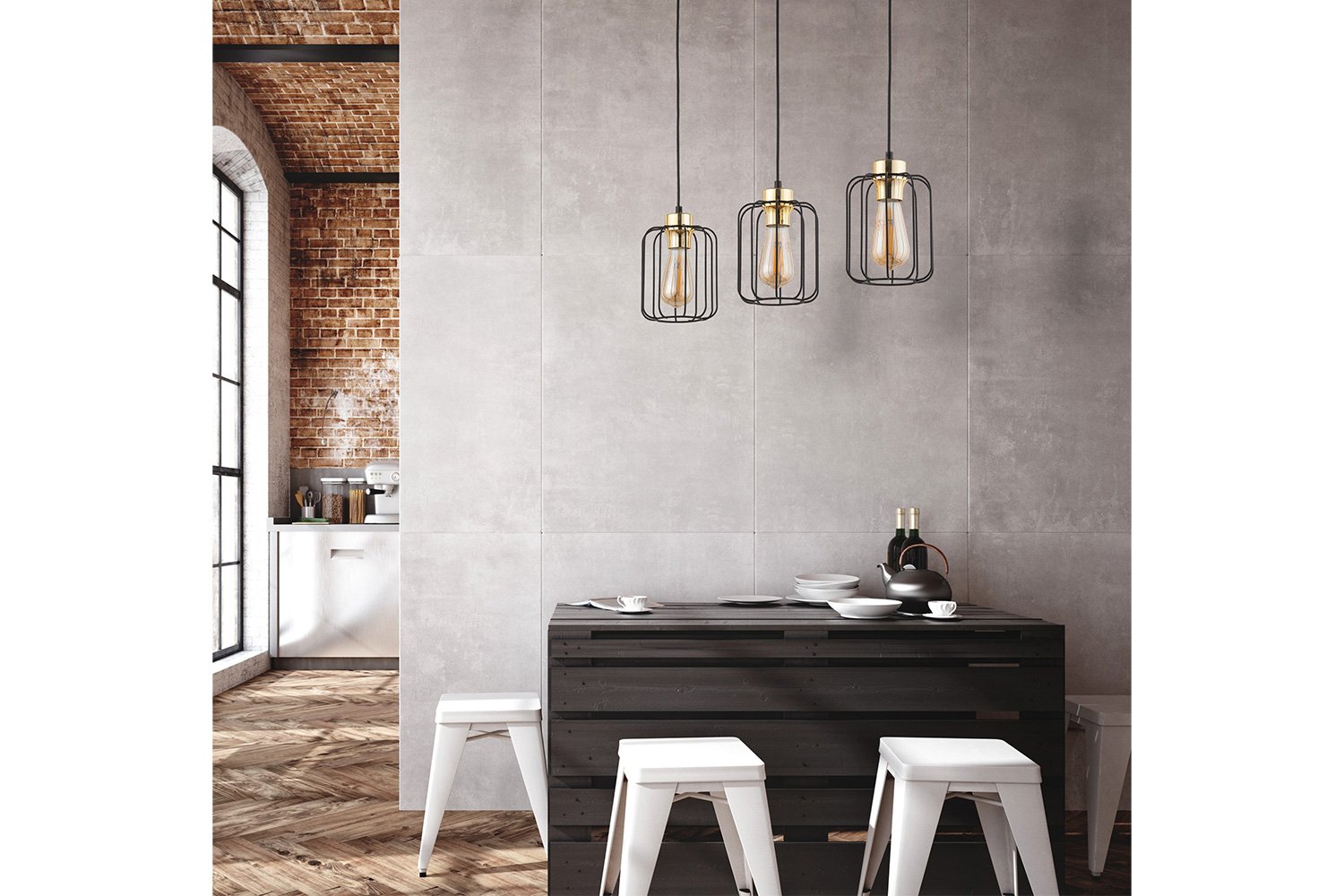 Светильник подвесной TK LIGHTING Galaxy new 12 кв.м., 74х30х15 см, E27