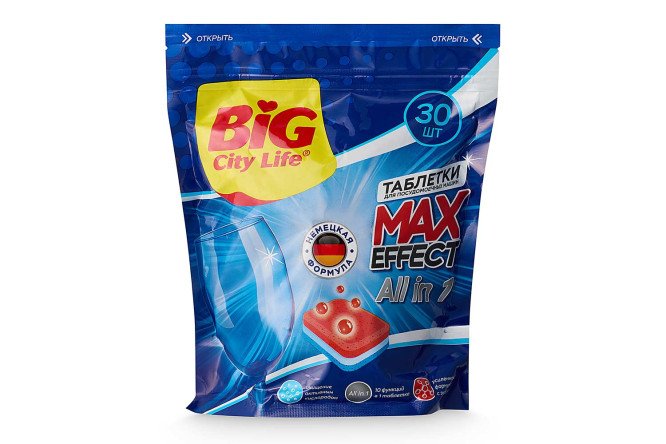 Изображение товара Таблетки Ultra для посудомоечных машин 30 шт. эффективность и удобство