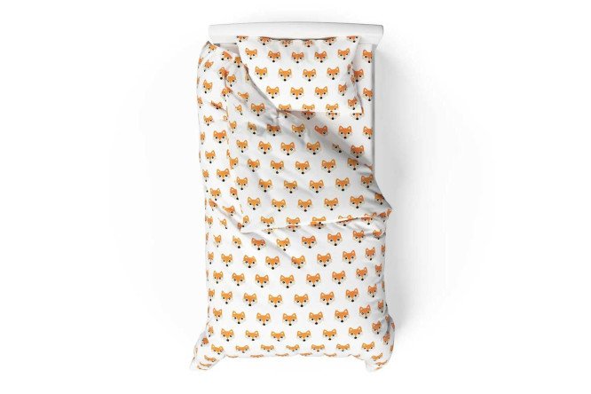 Комплект постельного белья Лисички 145х210 см