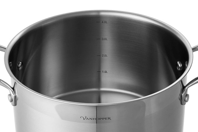Кастрюля с крышкой VANHOPPER Versailles 4.7 л
