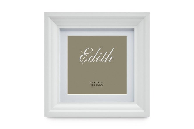 Изображение товара Фоторамка с паспарту Эдит 20х20 см для любых фотографий