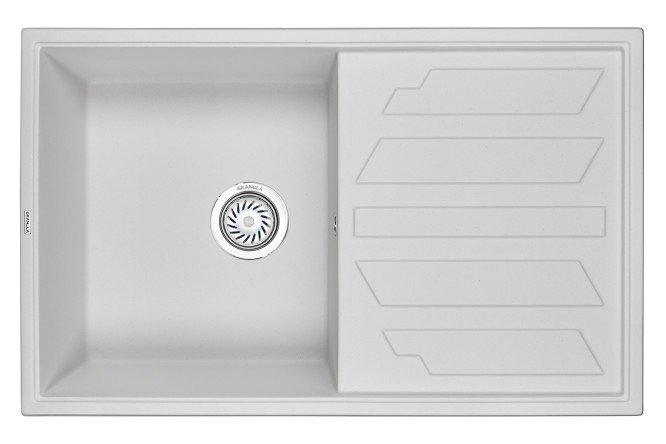 Мойка врезная с крылом GRANULA Granula 8002 79х50х20 см