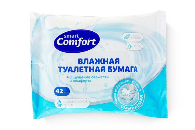 Изображение товара Влажная туалетная бумага 72051
