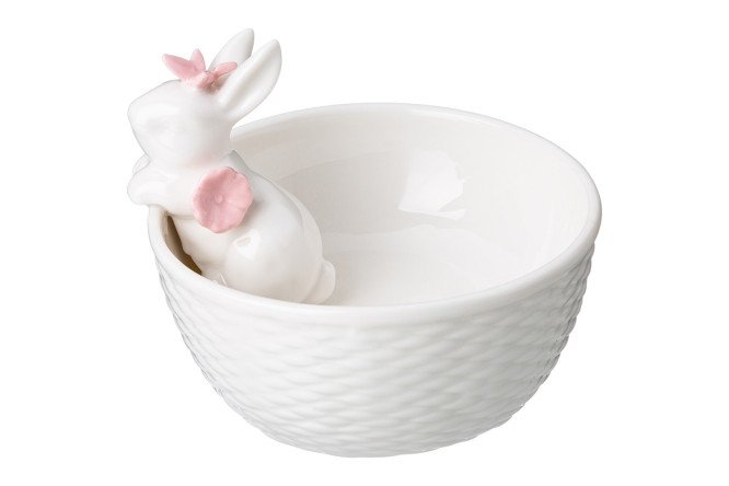 Изображение товара Подставка для мелочей Lefard Зайчик 13x13x10.7 см керамика