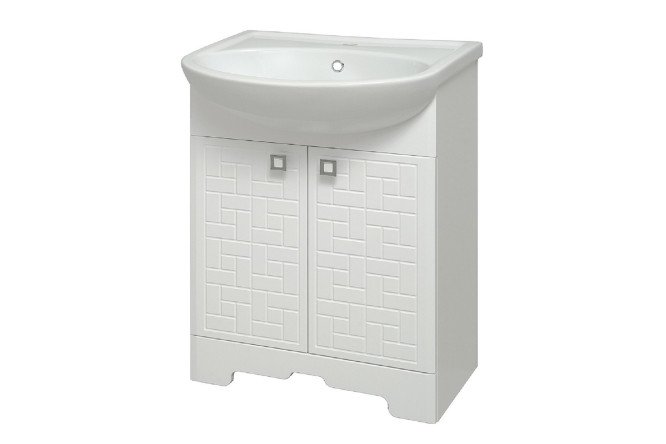 Изображение товара Тумба для ванной RUNO Авила 59.5 см белая без раковины