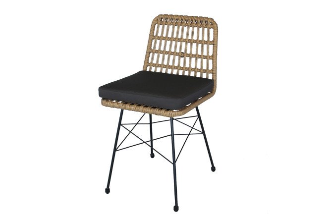 Изображение товара Стул Габриел цвет каркаса чёрный, отделки бежевый