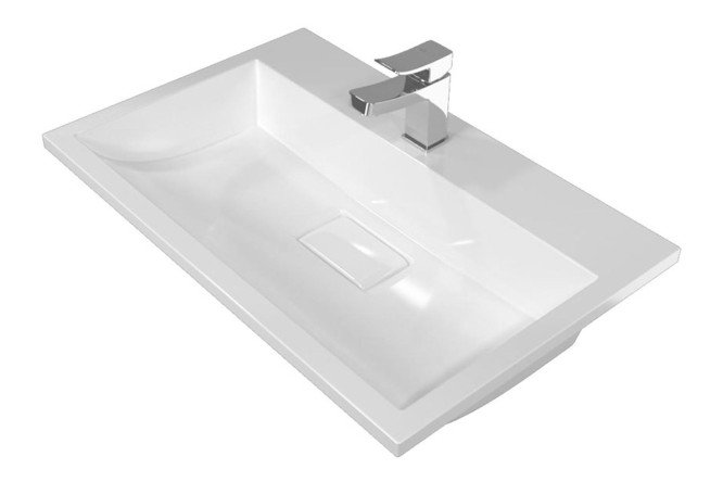 Изображение товара Умывальник накладной Absolute 70 Накладная, 70х14.5х45 см