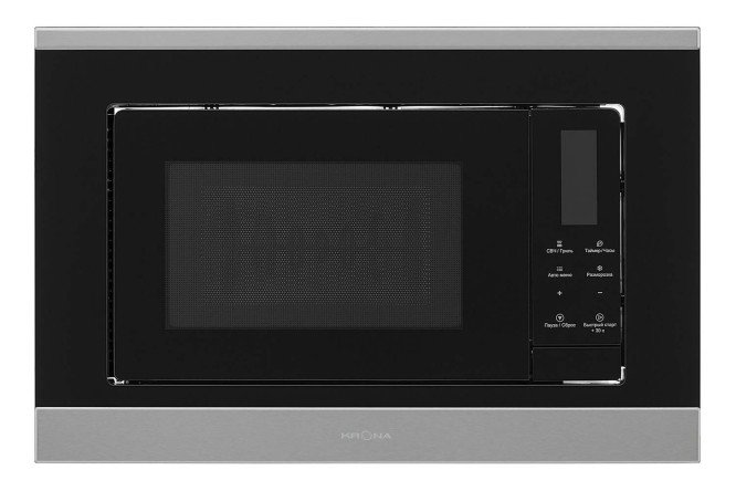 Изображение товара Микроволновая печь KRONAsteel KRMW20 HIMMEL 60 BL ,чёрный, нержавеющая сталь, 59.5х39х31.9 см